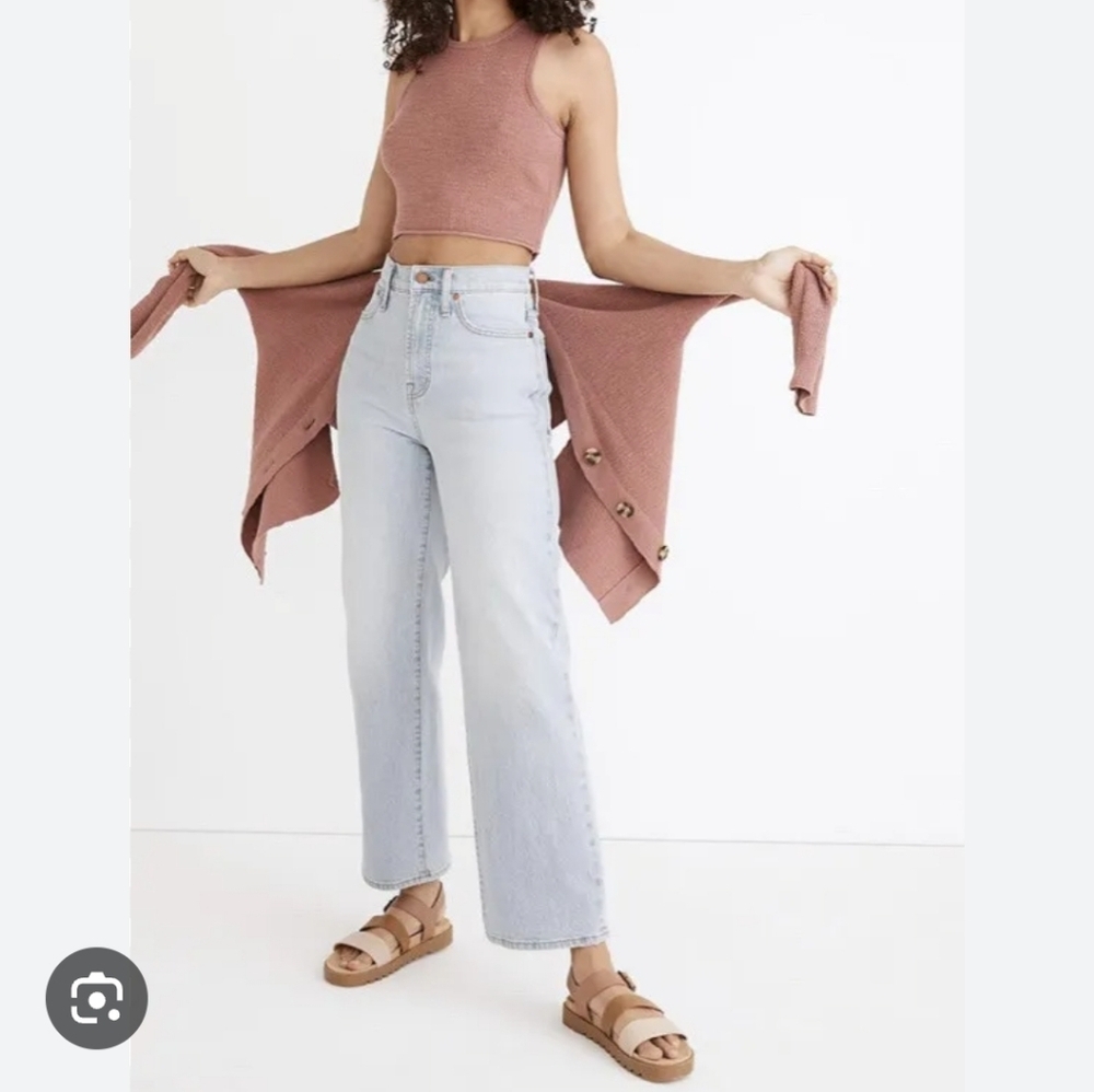 NEW Madewell | The Perfect Vintage‎ Wide Leg Crop Jean, size 33